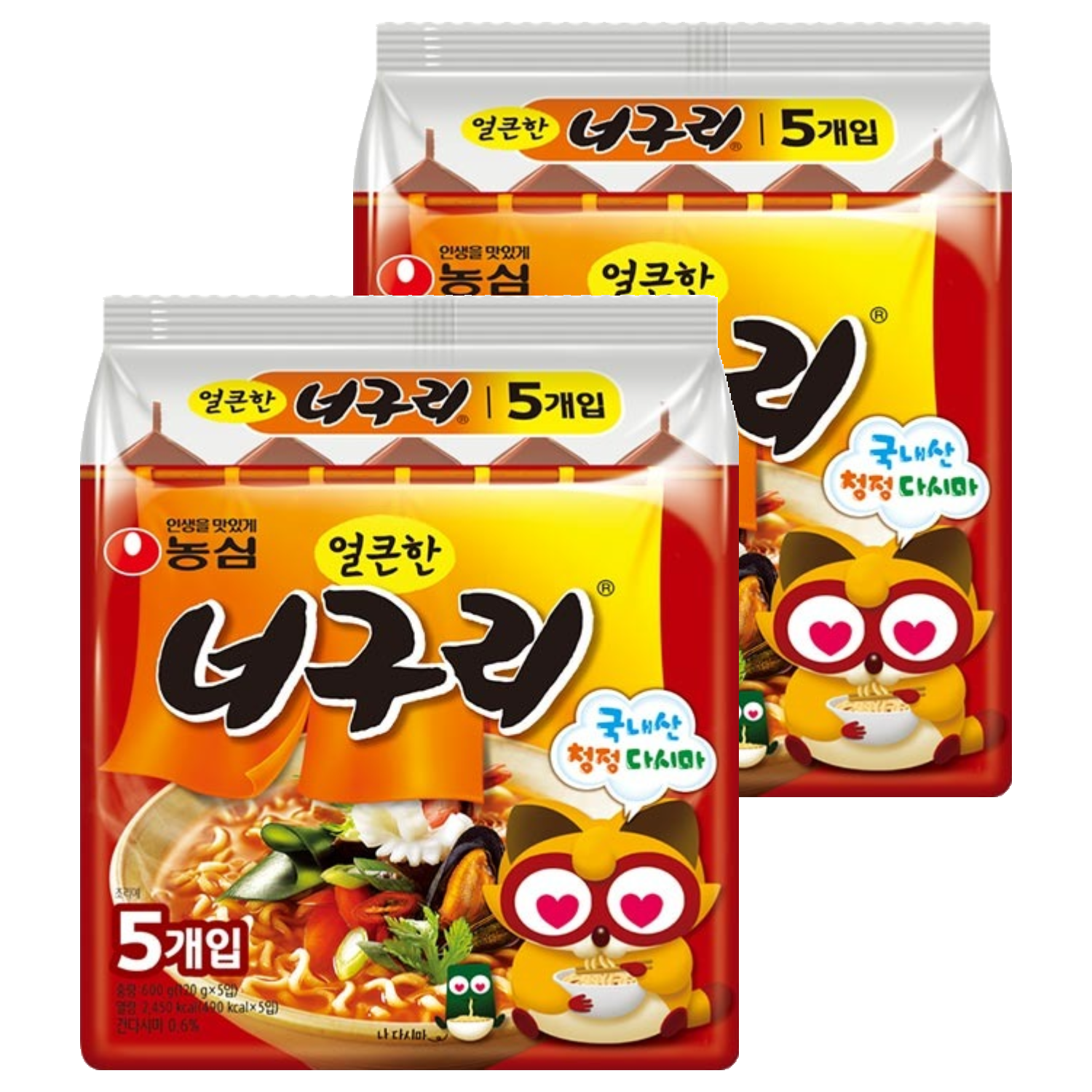 너구리 얼큰한맛 120g 10개