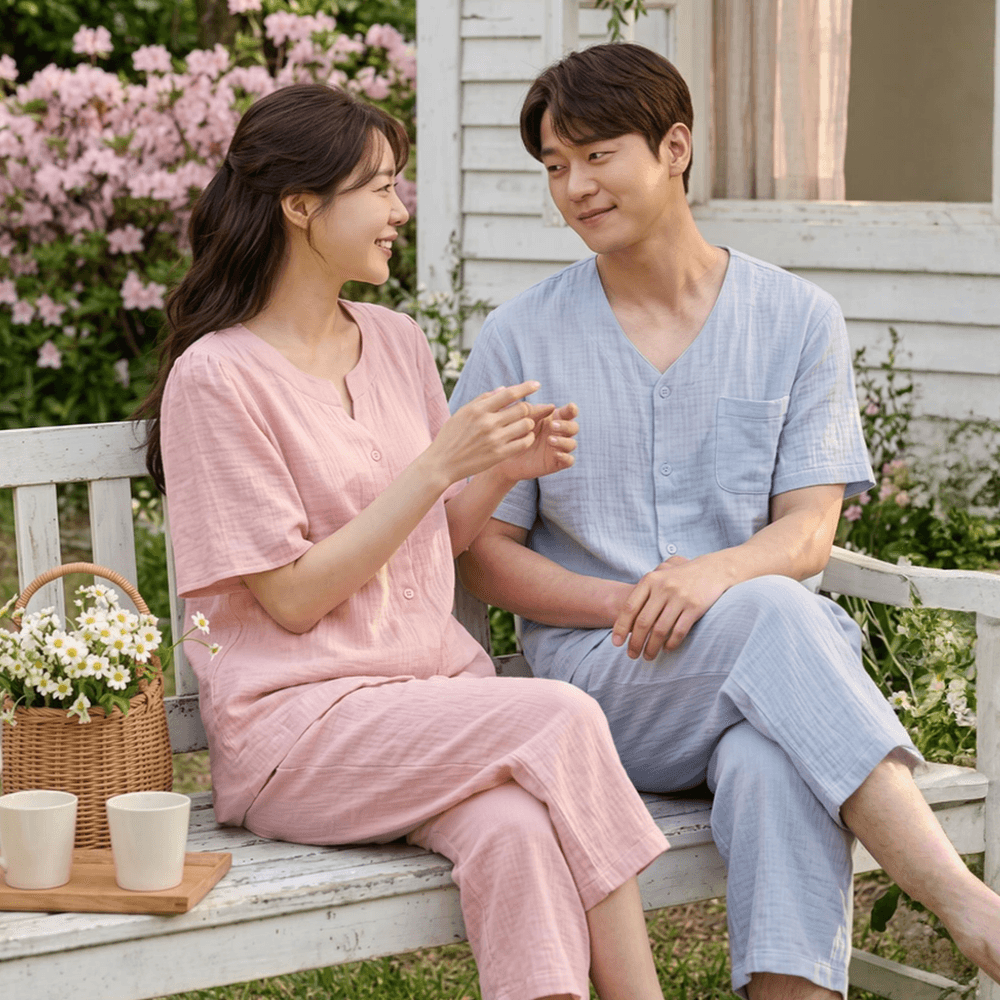 신영와코루 린넨 인견 파자마 3종세트