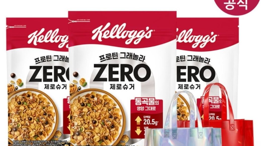 시리얼 프로틴 그래놀라 제로슈거 350g 3개