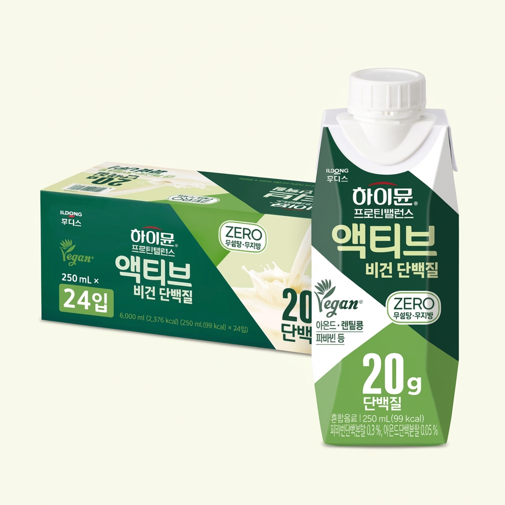 하이뮨 프로틴 밸런스 비건 단백질 250ml 24팩