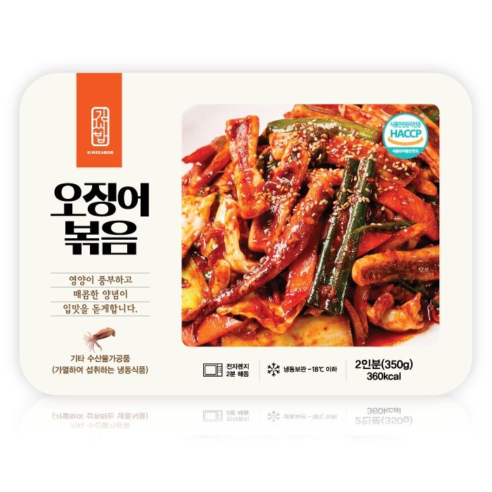 김씨밥 오징어볶음 350g 4팩