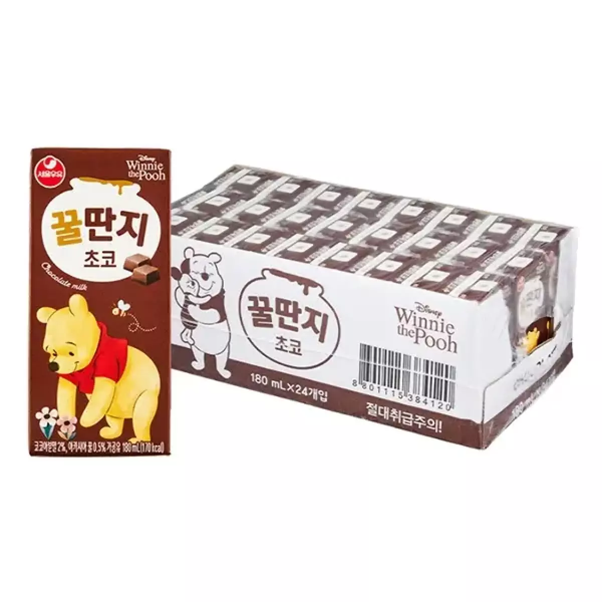 서울우유 초코꿀딴지 180ml 24개