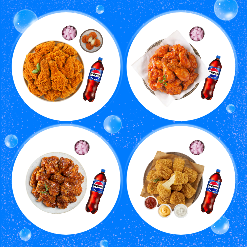멕시카나 양념치킨+콜라1.25L