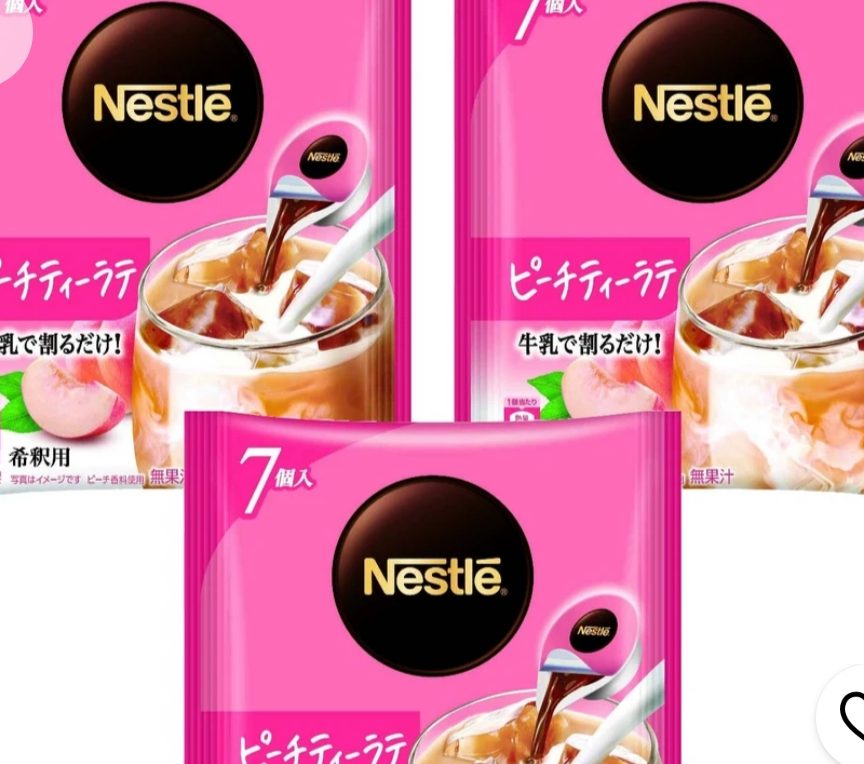 네슬레 피치 티 라테 포션 7개입 3개
