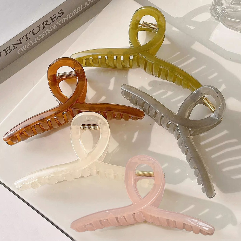 빅사이즈 헤어 집게핀 13cm 5종 세트