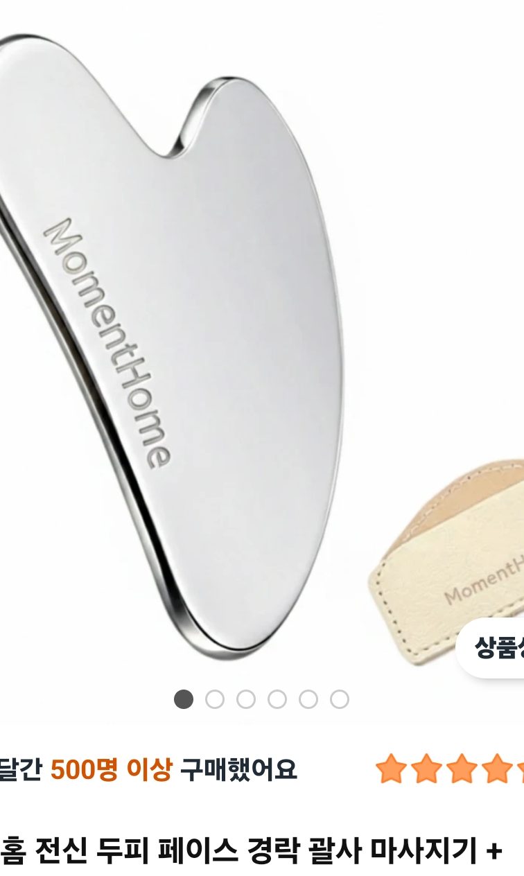 전신 두피 페이스 경락 마사지기 가죽케이스