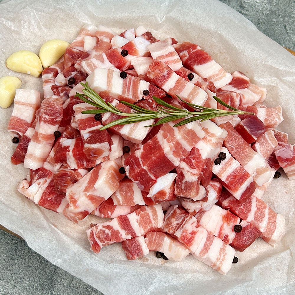 한입삼겹살 500g, 3개 합계 1.5kg 냉동 스페인산