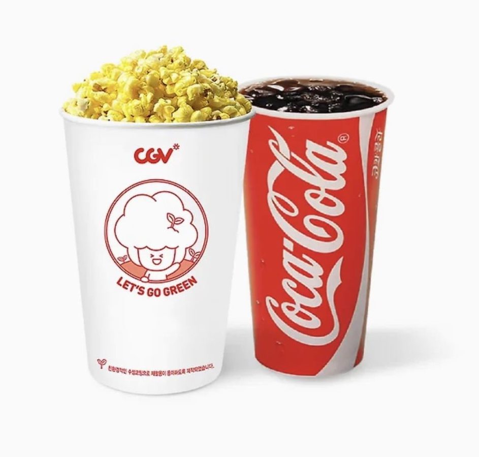 CGV 스몰세트 (팝콘M + 탄산M