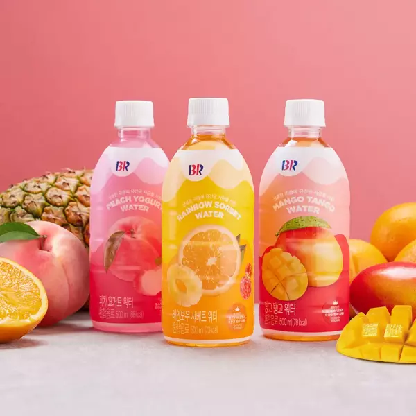 배스킨라빈스 과즙워터 500ml 12개