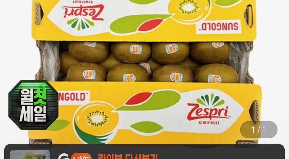 제스프리 골드키위 특대과 5.72kg