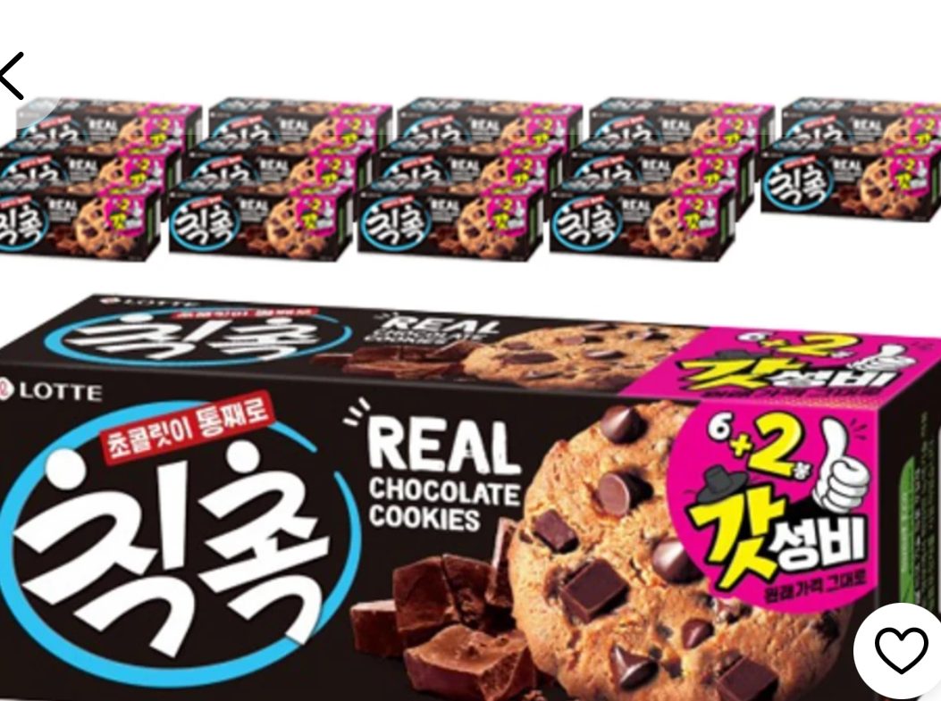 롯데웰푸드 칙촉 오리지널 120g 15개