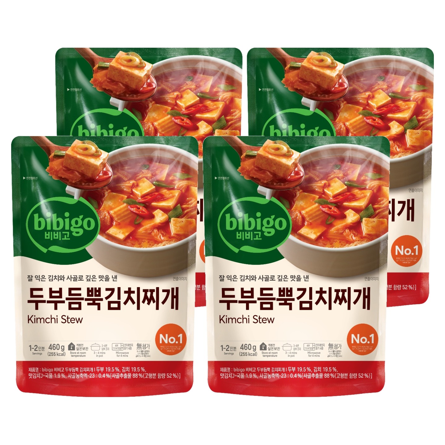 두부듬뿍 김치찌개 460g 4개