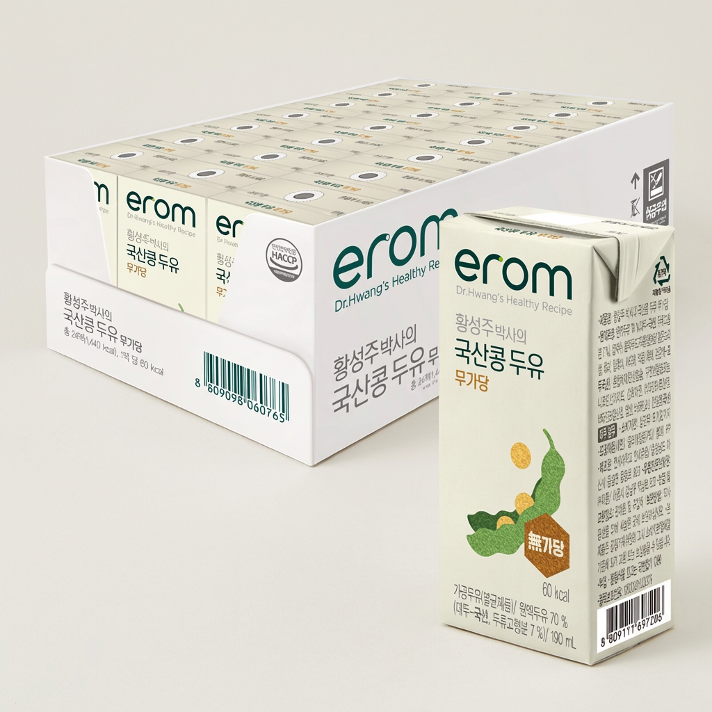 이롬 국산콩 무가당두유 190ml 24팩