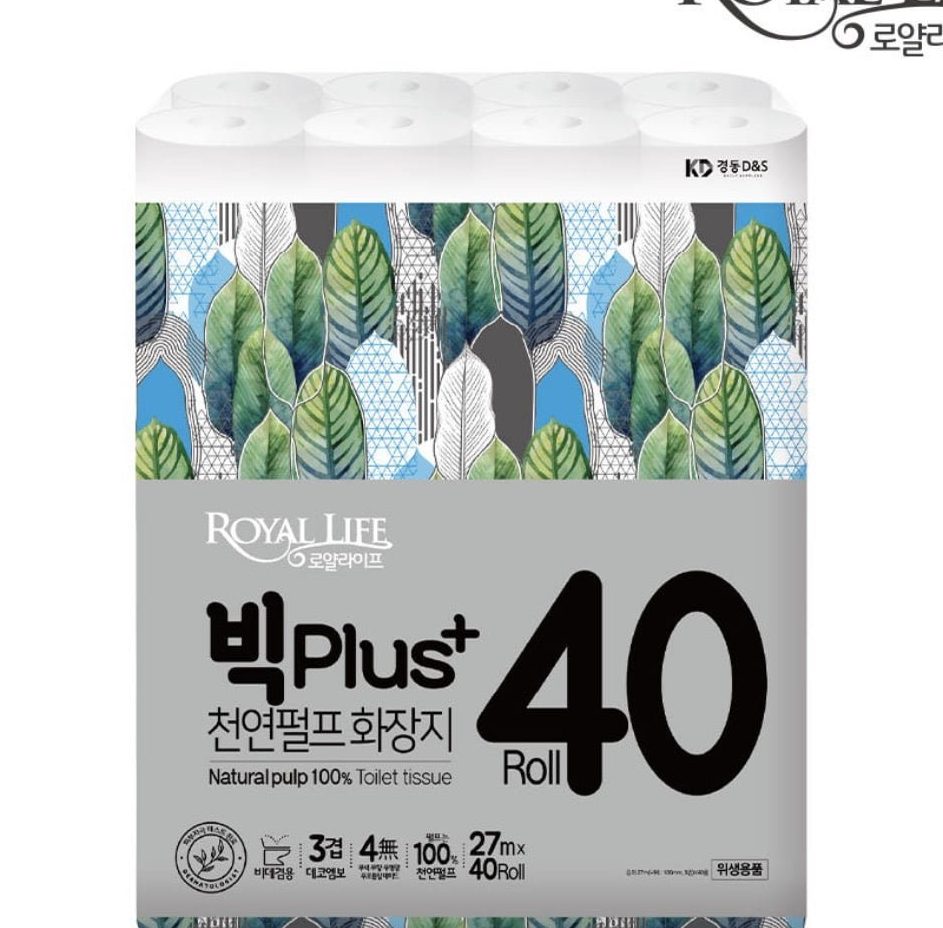 로얄라이프 화장지 27m 40롤