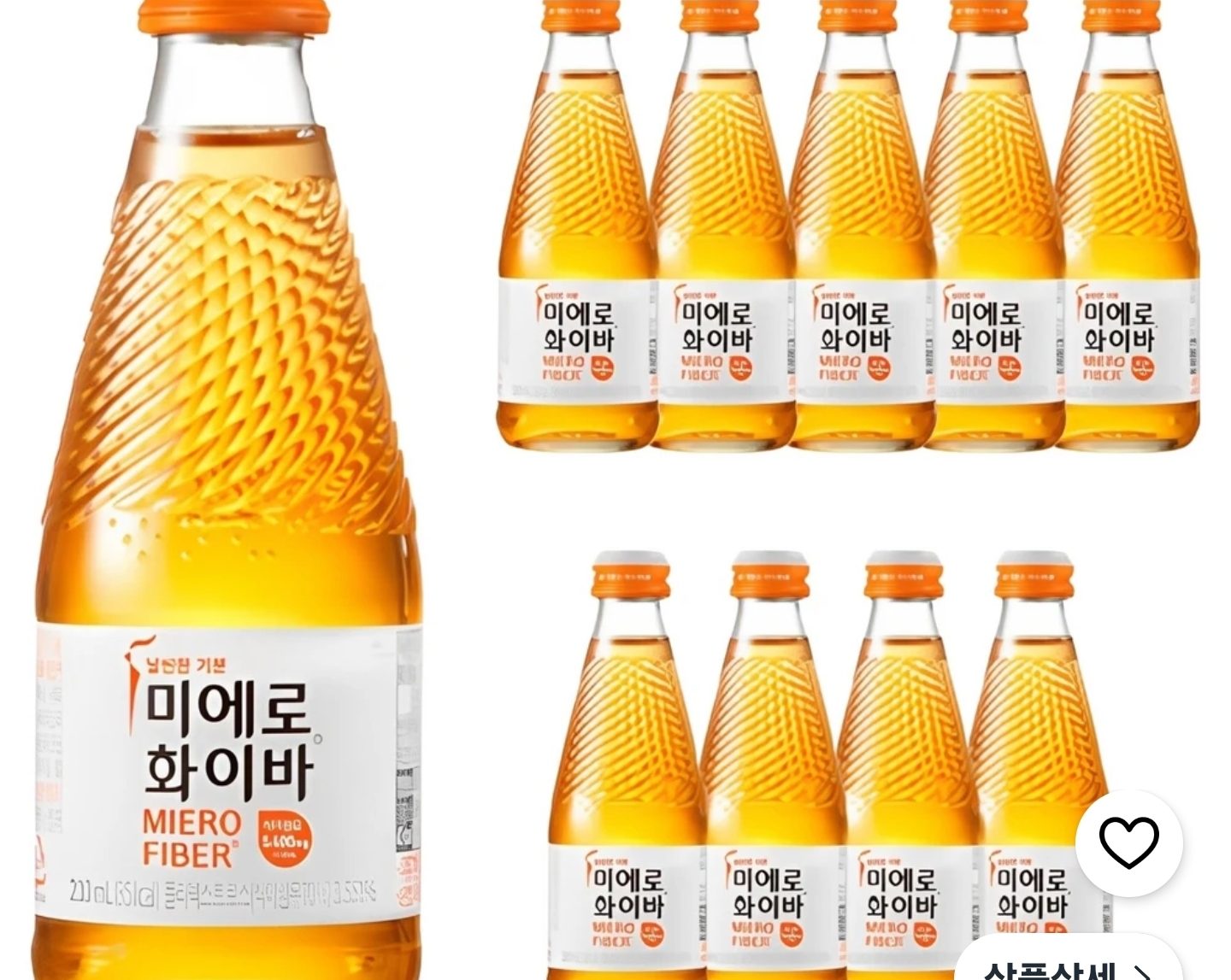 미에로화이바 210ml 10개