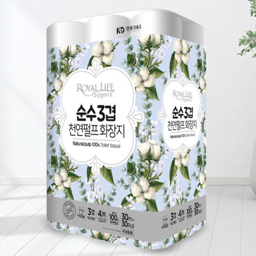 로얄라이프 3겹 화장지 30롤