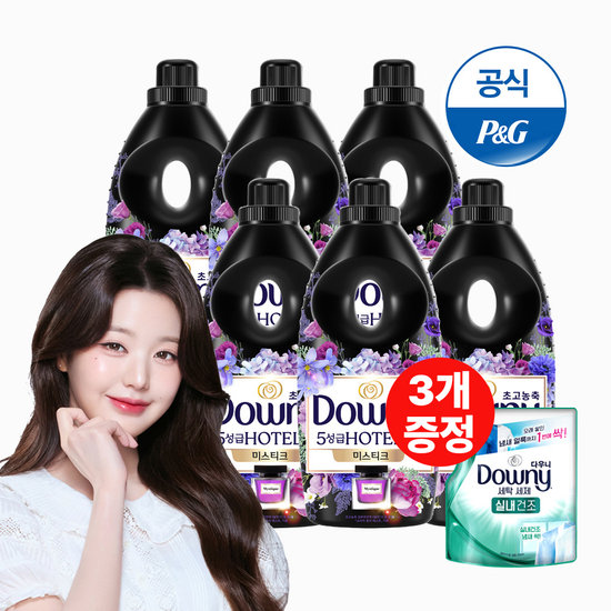 다우니 호텔컬렉션 미스티크 1L 6개