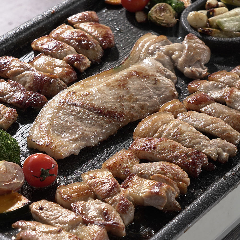 제주흑돼지 갈비양념육 순살 고추장양념 외~ 총1.25kg 250g x 5팩 3990원