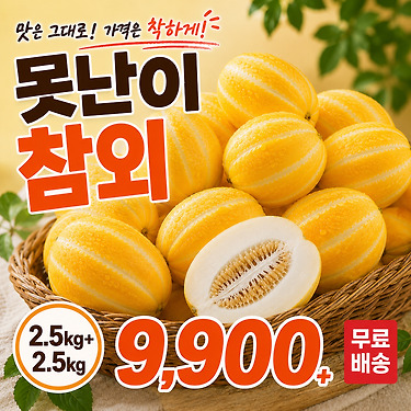 성주 못난이 참외 5kg