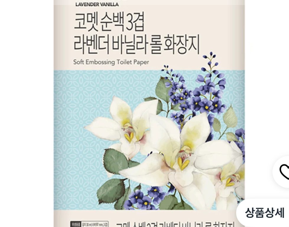 코멧 순백 3겹 롤화장지, 30m, 30개입, 1개