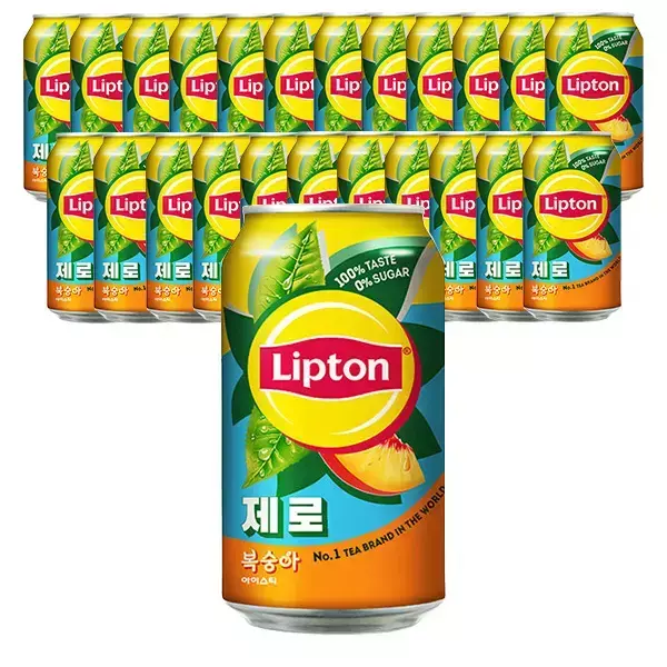 립톤 제로 아이스티 복숭아 355ml 24캔