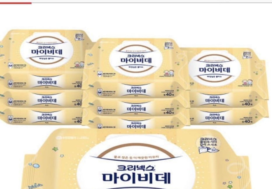 크리넥스 마이비데 키즈 캡형 40매 9팩 2세트