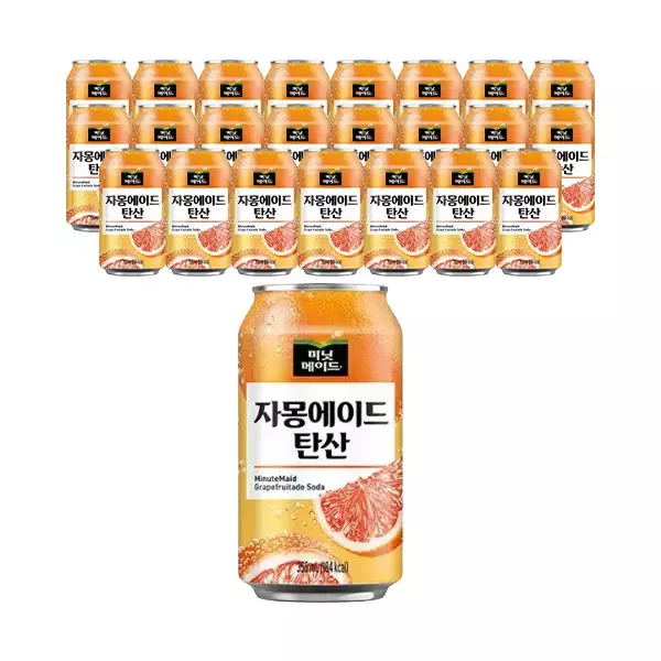 미닛메이드 자몽에이드 355ml 24개