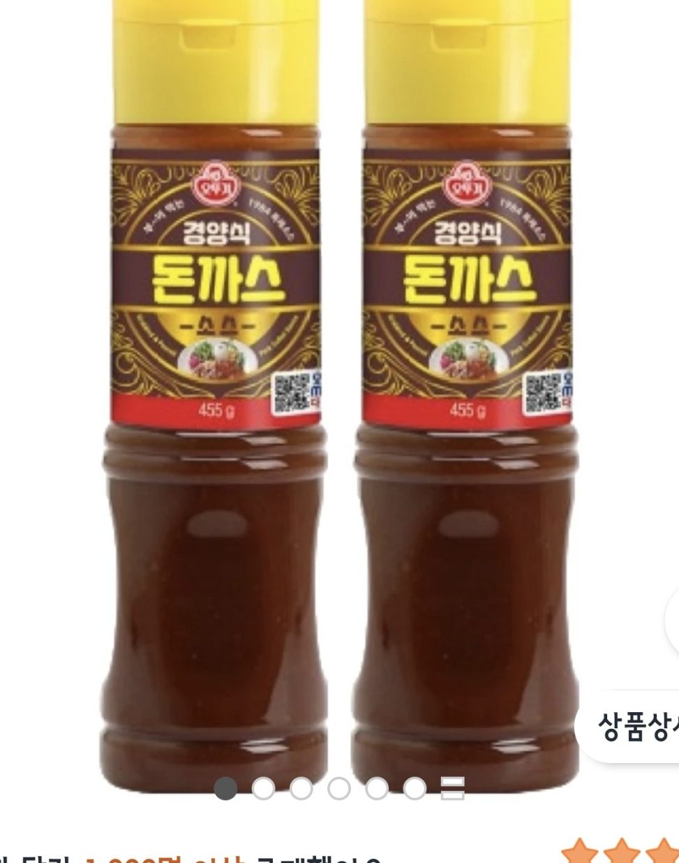 오뚜기 경양식 돈까스 소스, 455g, 2개