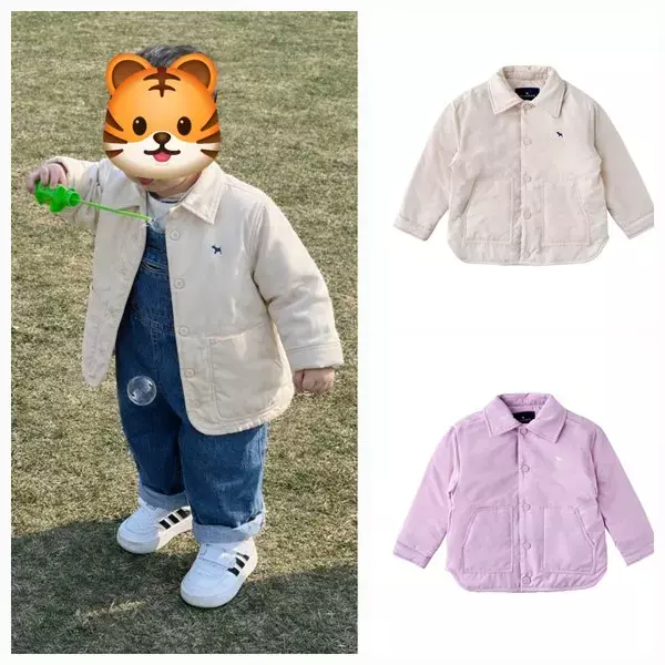 블루독 카라 패딩점퍼