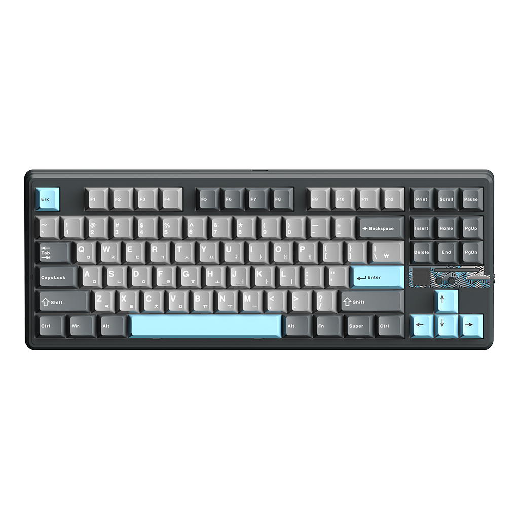 Aula 독거미 F87 pro v2 최상옵 유성축 듀얼8K 12000배터리 TKL 기계…