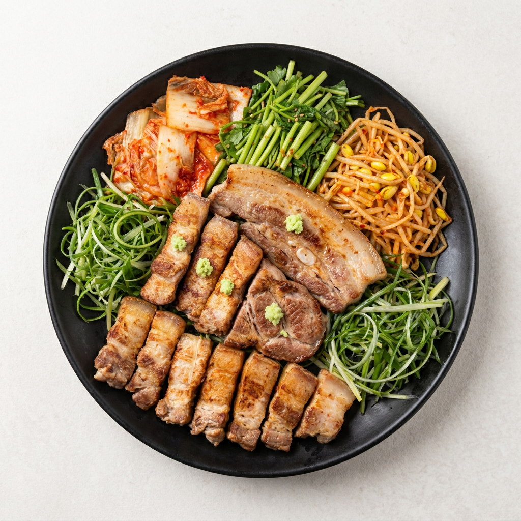 냉동 삼겹살+목살 구이용 1kg
