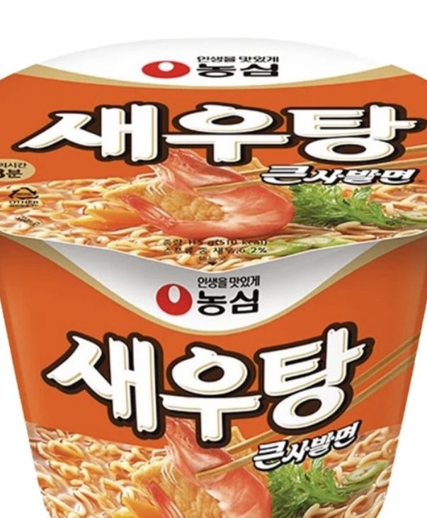 새우탕 큰사발면 115g 6개