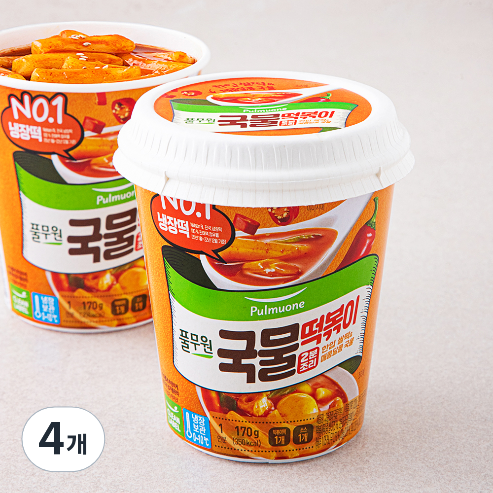 풀무원 국물떡볶이 170g 4개
