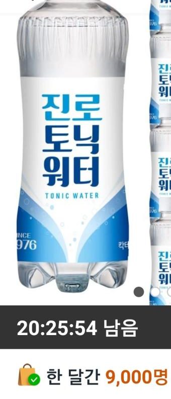 진로 토닉워터 300ml 34개