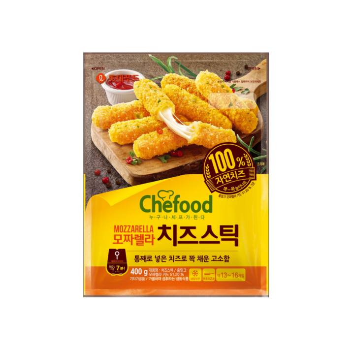롯데 Chefood 치즈스틱 400g