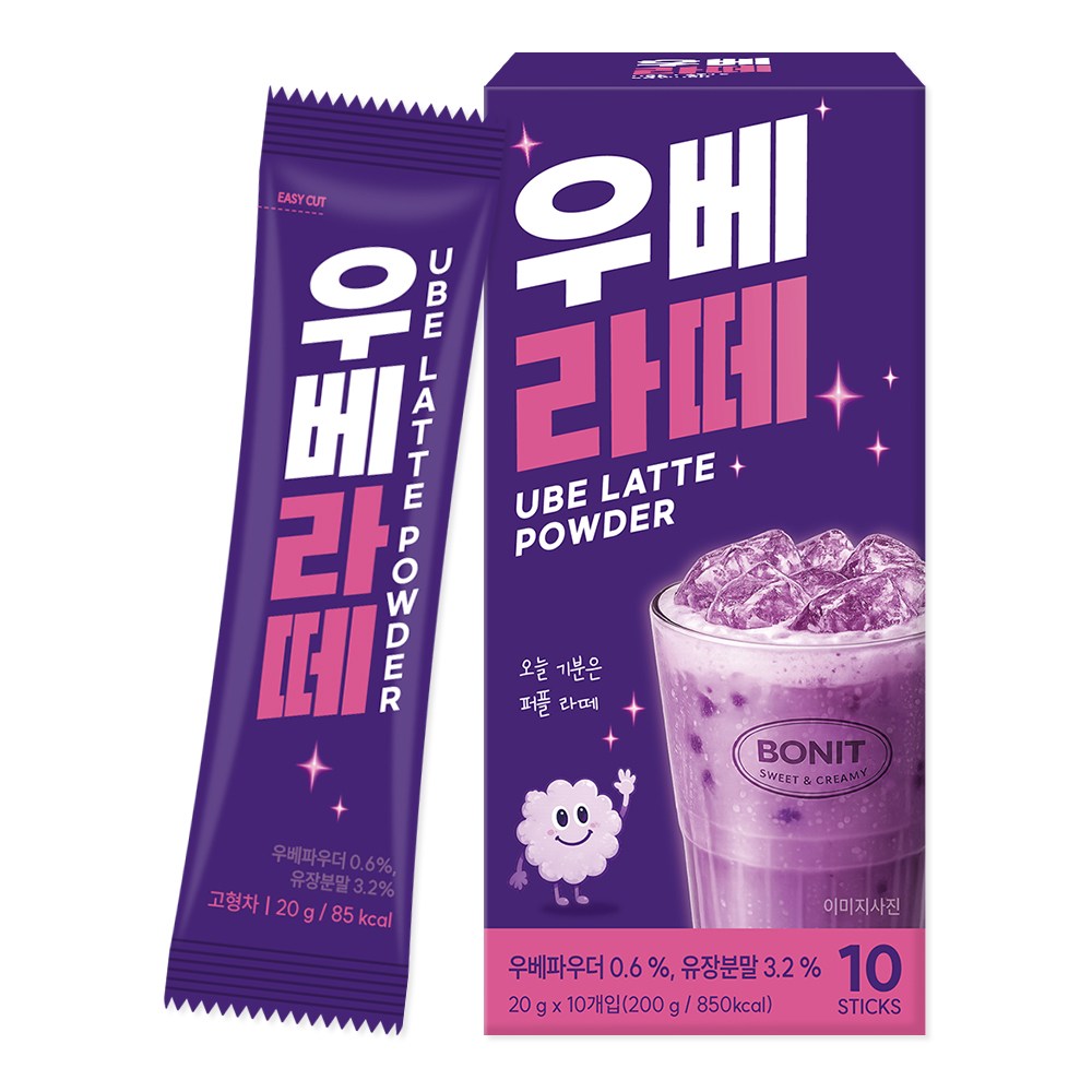 보니티 우베라떼 파우더 스틱 10개입