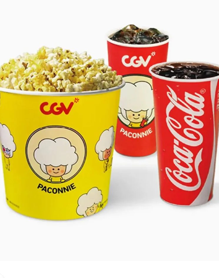 CGV 팝콘L 탄산M 콤보