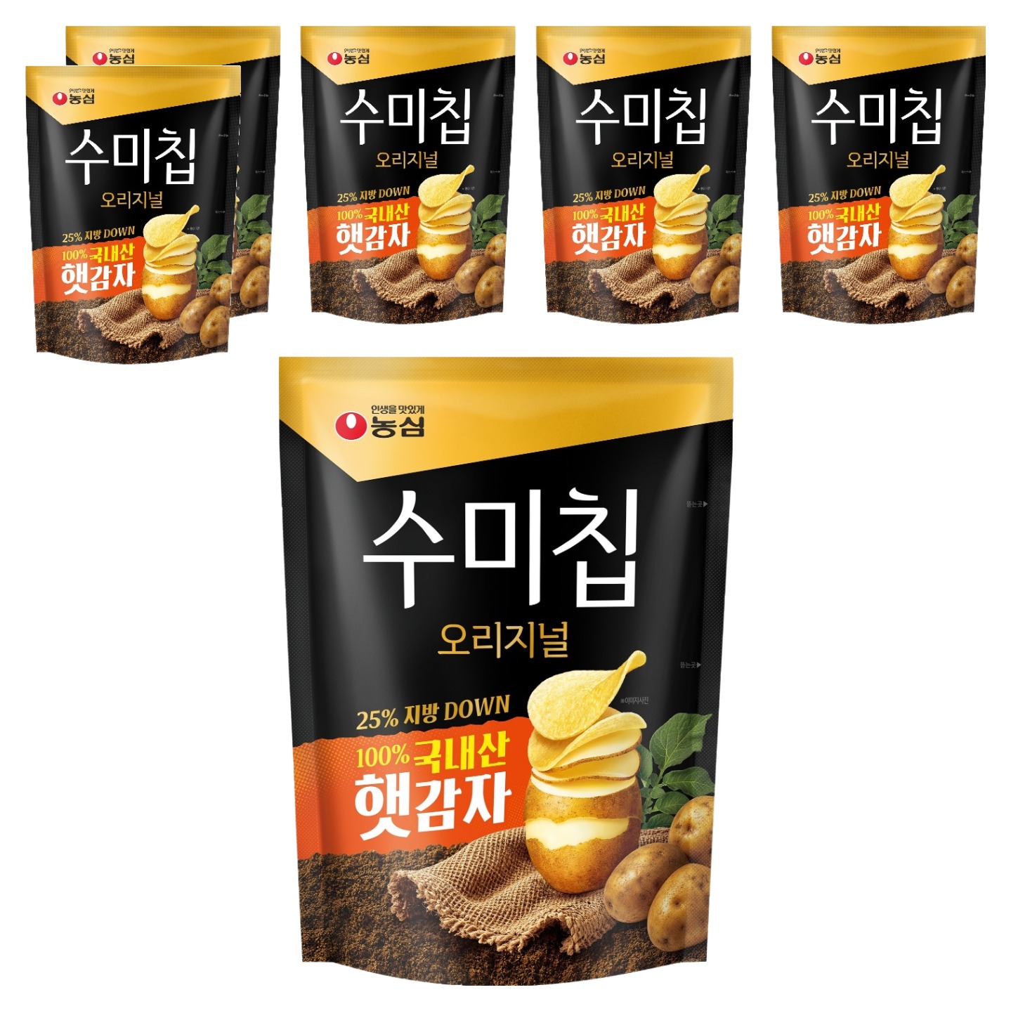 수미칩 오리지널, 85g, 6개