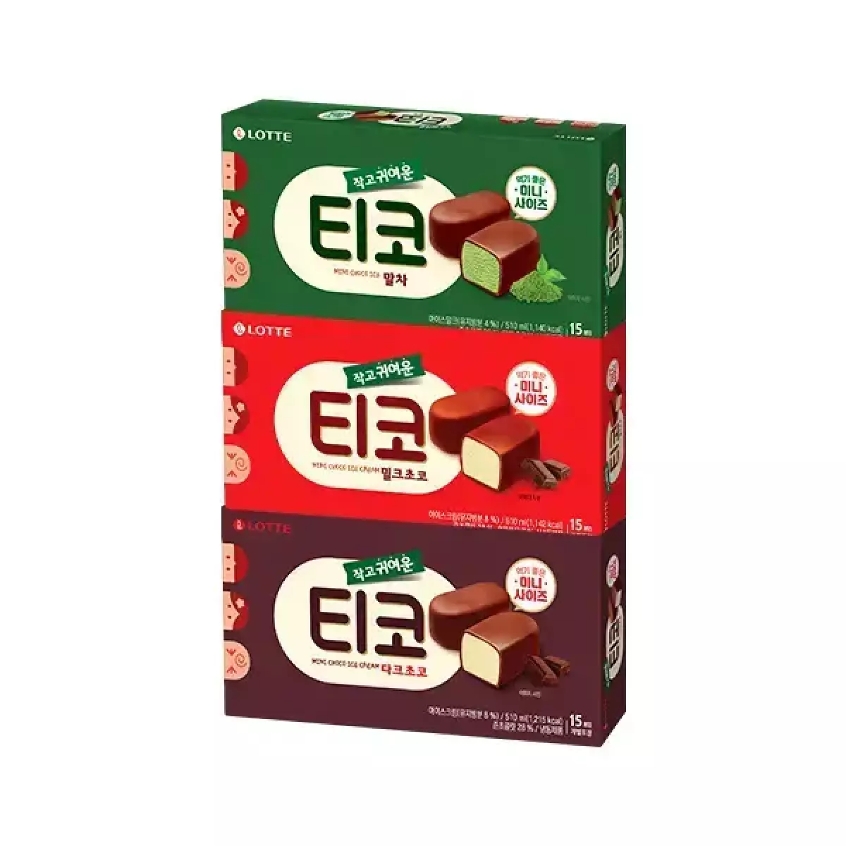 롯데웰푸드 티코 쓰리팩 세트 510ml