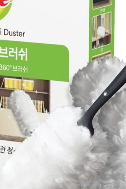 스카치브라이트 올인원 먼지 브러쉬 핸들 리필 4입 2세트