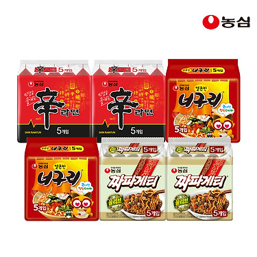 농심 라면 3종 세트 30입