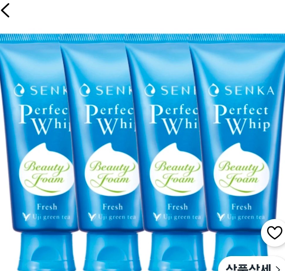 센카 퍼펙트 휩 프레시 클렌징 폼 100g 4개