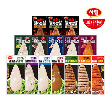 하림 수비드 닭가슴살 100g 14팩