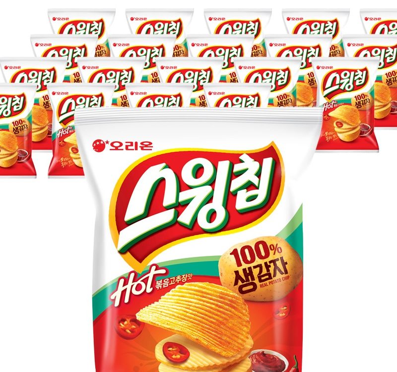 오리온 스윙칩 볶음고추장맛 60g 20개