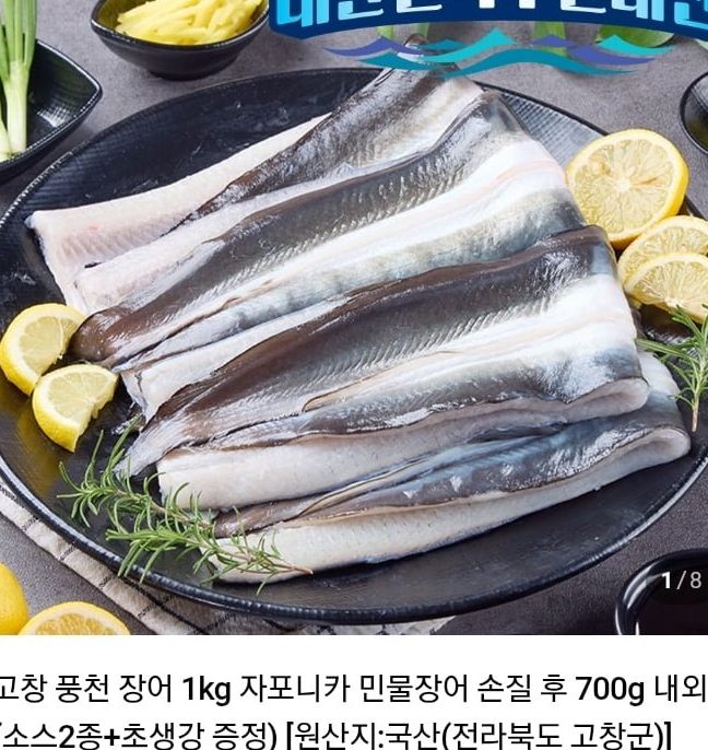 고창 풍천 자포니카 민물장어 손질 700g