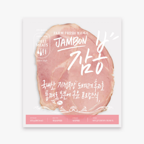 존쿡 델리미트 팜프레시 잠봉 100g 6개