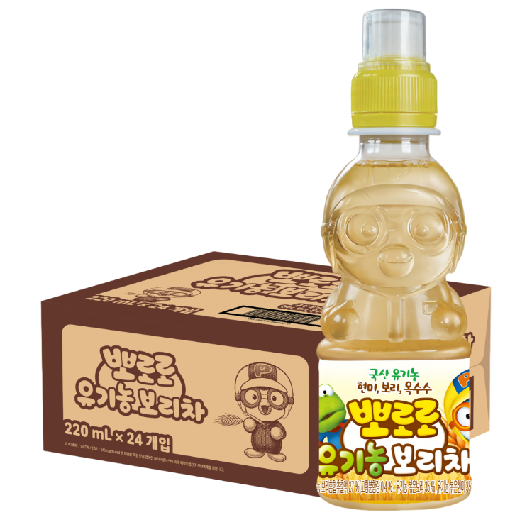 뽀로로 보리차 220ml 24개
