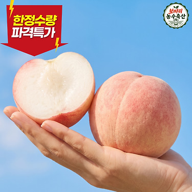 딱딱이 백도 복숭아 2kg