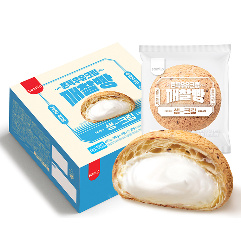 삼립 깨찰빵 400g, 1박스