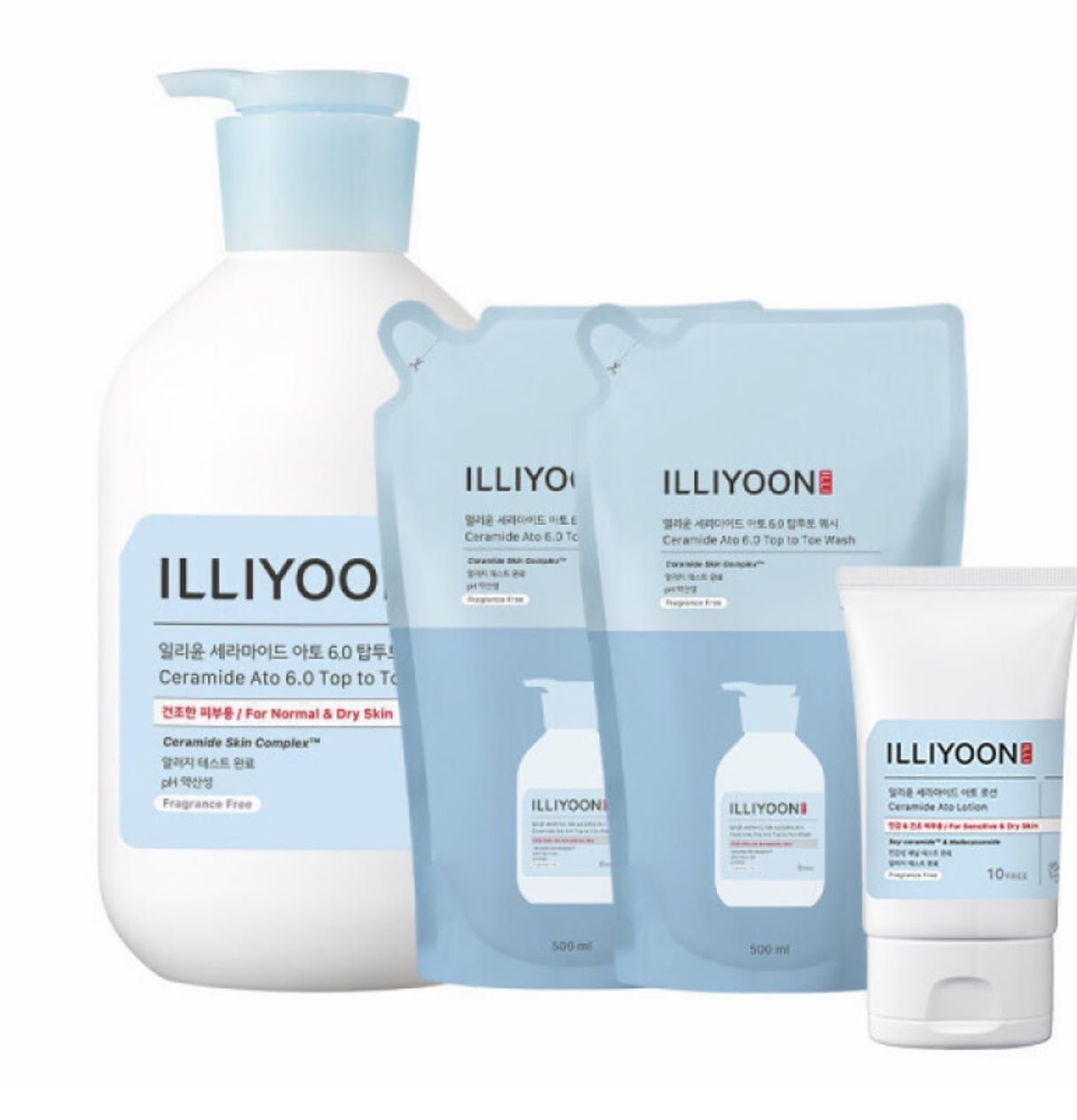 일리윤 세라마이드 아토 6.0 탑투토 워시 1000ml+리필